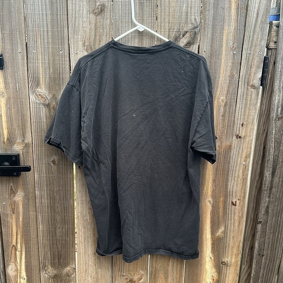 VTG 90s Disney Winnie The Pooh T-Shirt Sz L Black Flower Butterfly Graphic Tee - Picture 5 of 7